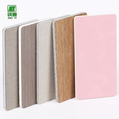 3-30 mm painéis de parede divisória à prova de fogo com placa MgO decorativa